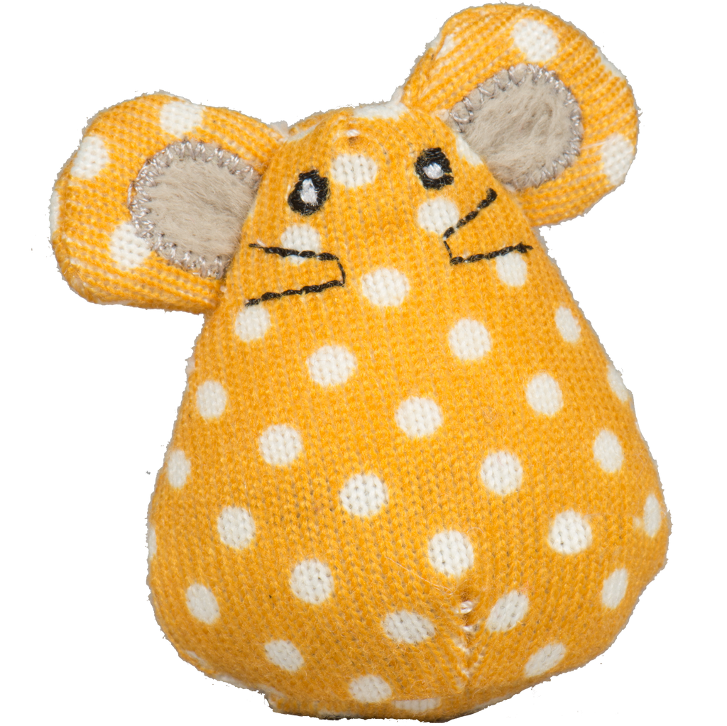 HuggleKats® Polka Dot Mice Bucket of Cat Toys, 16 Pack