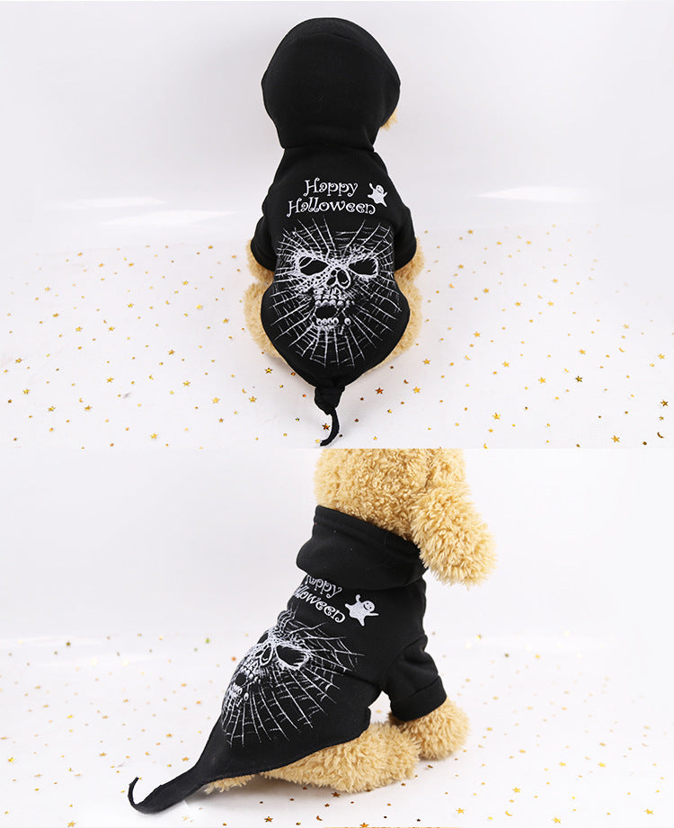 Halloween Skull Hoodie for Dogs, view 2